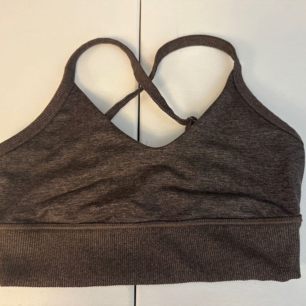 Aerie Brown Sports Bra Intimates & Sleepwear